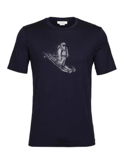 Icebreaker - Merino Tech Lite II T-Shirt Skiing Yeti Herren, T-Shirt