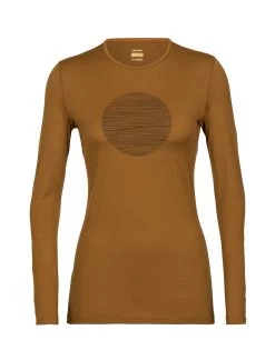 Icebreaker - Merino 200 Oasis Langarmshirt Ski Circle Damen, Langarmshirt