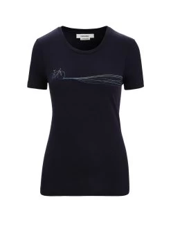 Icebreaker - Merino Tech Lite II T-Shirt Cadence Paths Damen, T-Shirt