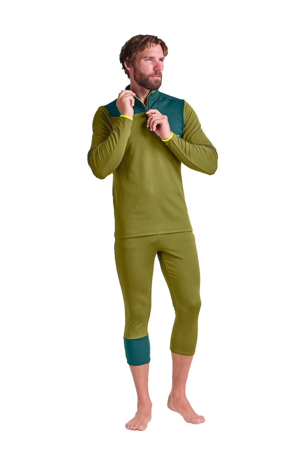 Ortovox - FLEECE LIGHT ZIP NECK, Fleece-Pullover – Bild 3